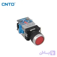 شاسی استپ قرمز چراغ دار طرح فانالLA38-11PND-Q3/RD220V CNTD