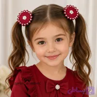 کش مو مرواریدی دخترانه