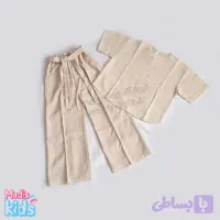 ست کراپ شلوار لنین دخترانه راهدار سیلوانا