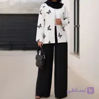 ست کت و شلوار مدل پروانه