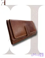 کیف پول کتی چرم طبیعی - کد ۳۰۳