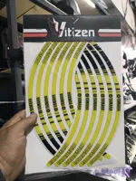 شبرنگ ژله‌ای دور رینگ موتورسیکلت‌ YAMAHA (زرد)