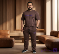 ست تیشرت و شلوار سایز بزرگ جنس دورس 2 نخ (پیشنهاد ویژه)