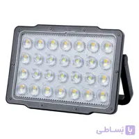 پروژکتور خورشیدی گرین لاین مدل Solar Flood Light- GNFL14SOLLGBK با باتری ۷۲۰۰ میلی‌آمپر ساعت و ۵۹ لامپ LED