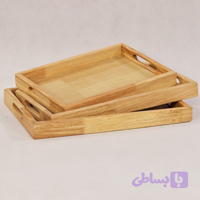 سینی دسته دار مستطیل متوسط