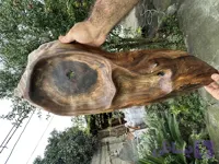 اردوخوری تمام روستیک چوب گردو