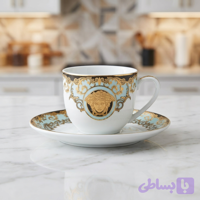 فنجان و زیر فنجان چای خوری پایه دار رزنتال