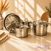 قابلمه استیل دکاموند 8 پارچه