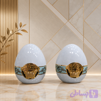 جفت نمکدان چینی رزنتال فیروزه ای