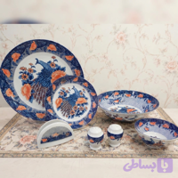 سرویس چینی 17 پارچه طاووسی