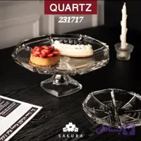 شیرینی خوری پایه دار کوارتز