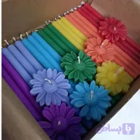 شمع دستساز هفت چاکرا طرح آرامش بسته 28 عددی برند MER30 CANDEL مرسی کندل