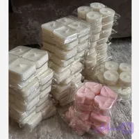 شمع وارمر طلقی مدل قلب بسته 4 عددی برند MER30 CANDEL مرسی کندل