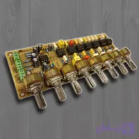 ماژول اکولایزر گرافیکی 7 باند استریو (با ولوم گرد)