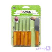 کارد کرده خوری Hament دسته چوبی کرده 115389