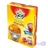پولکی زعفرانی بدون قند و رژیمی کامور - 150 گرم