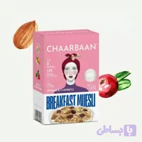 موسلی صبحانه بادام کرنبری چاربان جعبه‌ای – 250 گرم