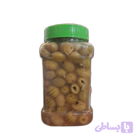 زیتون بدون هسته کبابی تند روغنی 700گرم