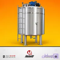 مخزن استیل تک جداره و دوجداره میکسردار