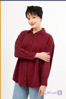 شومیز سیلک پایین هلال قد 70 کد TS003