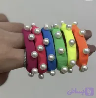 کش موی مرواریدی حوله ای
