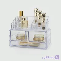 استند آرایشی سه کشو متوسط با رویه ساده کد 7063