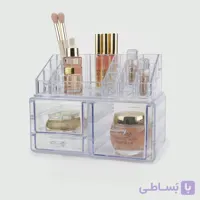 استند آرایشی سه  کشو کوچک با رویه ساده کد 7044