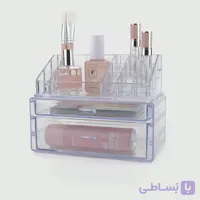 استند آرایشی دو کشو بزرگ با رویه ساده کد 7031