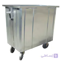 سطل زباله 770 لیتری گالوانیزه