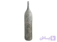 گلدان سفالی دکوری پتینه‌کاری شده کشیده