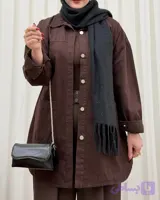 مانتو کتان زنانه مدل سنگشور