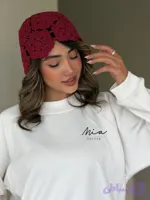 کلاه بافت دونه برف
