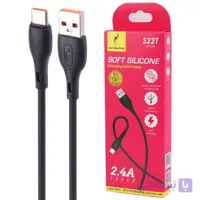 کابل تایپ سی فست شارژ اسکای دلفین S22T طول 1 متر 2.4 آمپر