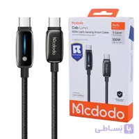 کابل شارژ فست شارژ دو سر تایپ سی مک دودو مدل CA-0100 طول ۱.۲ متر توان ۱۰۰ وات