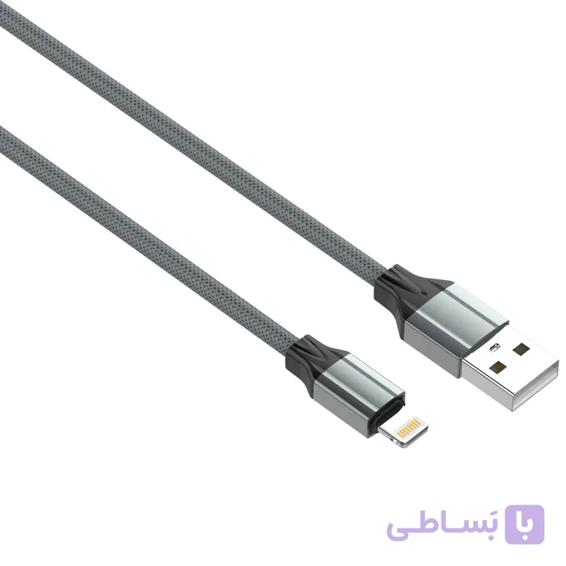 کابل لایتنینگ فست شارژ الدینیو مدل LS441 طول ۱ متر ۲.۴ آمپر