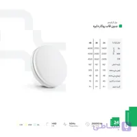 پنل ۲۴ وات بدون قاب دایره روکار سایروکس