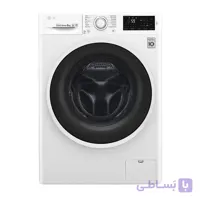 ماشین لباسشویی ال جی مدل 4j6 سفید (ظرفیت 8 کیلو)