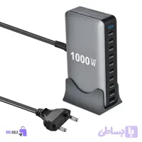 شارژر رومیزی 1000 وات 10 پورت مدل YMX1000W