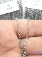 زنجیر دیپلمات نقره ای استیل (کد YOG4C)