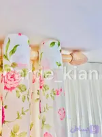 پرده آماده پانچی حریر انگلیش هوم