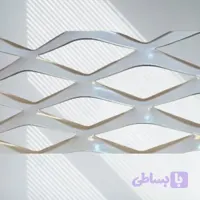 توری لوزی کششی ضخامت 2 میل | کد 150 پهن | ابعاد 1×2