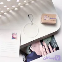 آویز شفاف(با استیکر دیزاینش کن!)