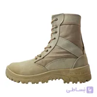 کفش نظامی زیپدار پاراشوت چرم طبیعی