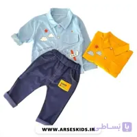 ست بلوز و شلوار پسرانه طرح تراول | استایل شیک و کاربردی