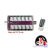 کنترل ریموتی 12 کاناله 30 آمپر LODA LRC056 با ریموت