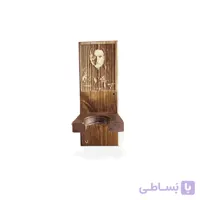 هولدر دیواری مخصوص چوب بیسبال مدل چهره نیگان