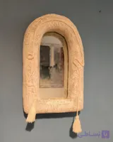 آینه رومیزی پاپیه ماشه پریسا جهادی مدل گنبد