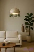 لوستر پاپیه ماشه پریسا جهادی مدل منگوله‌ دار