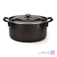 تابه دو دسته گرانیتا قطر 40 سانت با درب فلزی