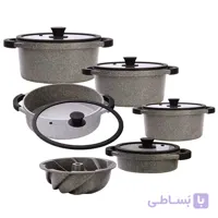 سرویس 11 پارچه مُنارک پلاس زرساب